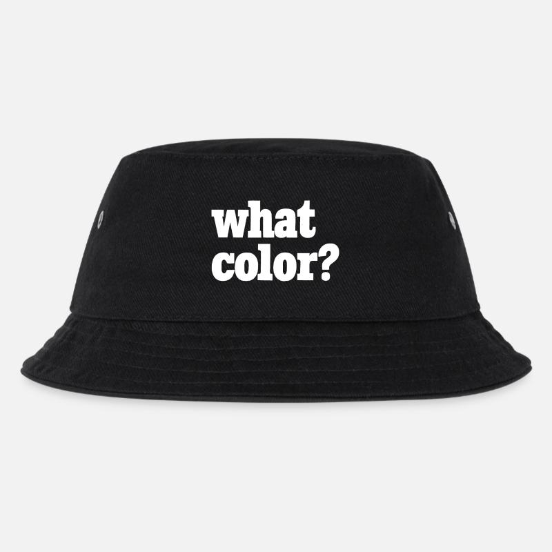 what color? weiß 2 - Kinder Bucket Hat - Schwarz