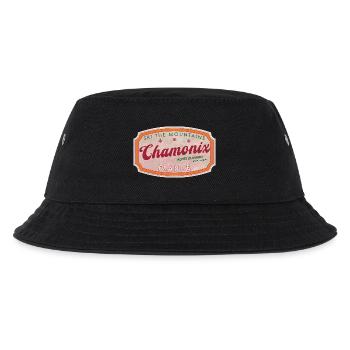 Chamonix Mountain Ski Vintage Label - Bob Enfant - noir - Devant