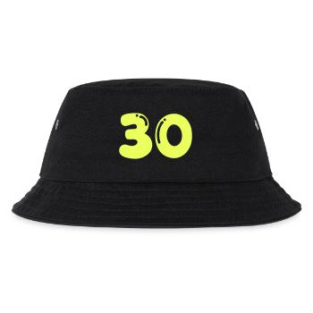 Neon 30 Geburtstag Design - Kinder Bucket Hat - Schwarz - Vorne