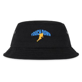TOUCH DOWN - Kinder Bucket Hat - Schwarz - Vorne