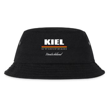 Kiel - Kinder Bucket Hat - Schwarz - Vorne