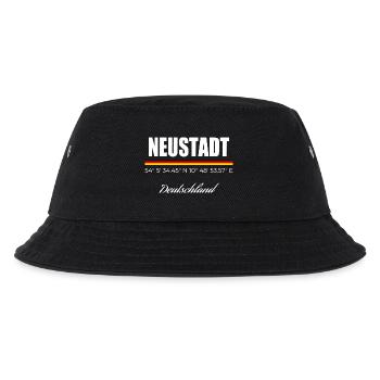 Neustadt - Kinder Bucket Hat - Schwarz - Vorne