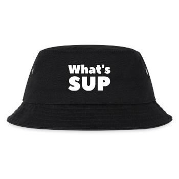 What's SUP Stand Up Paddling Pun - Kids’ Bucket Hat - black - Front