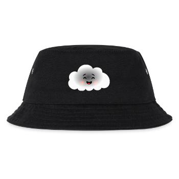 Glückliche Wolke - Kinder Bucket Hat - Schwarz - Vorne
