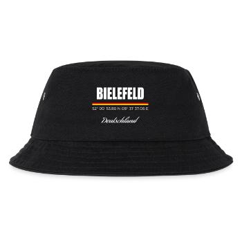 Bielefeld - Kinder Bucket Hat - Schwarz - Vorne