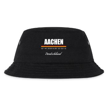 Aachen - Kinder Bucket Hat - Schwarz - Vorne