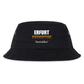 Erfurt - Kinder Bucket Hat - Schwarz - Vorne