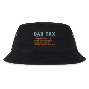 Dad Tax Bold Teal & Orange - Kids’ Bucket Hat - black - Front
