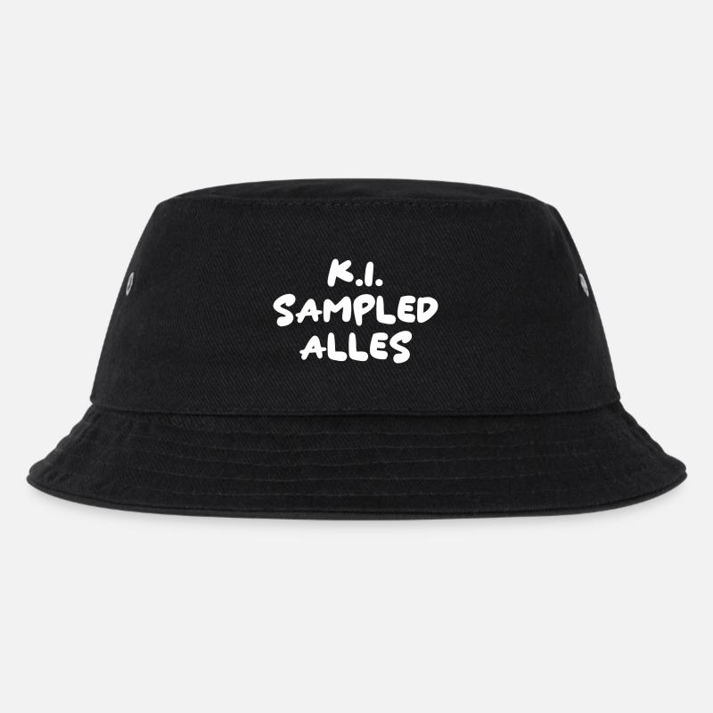 K.I. Sampled Alles - Kinder Bucket Hat - Schwarz
