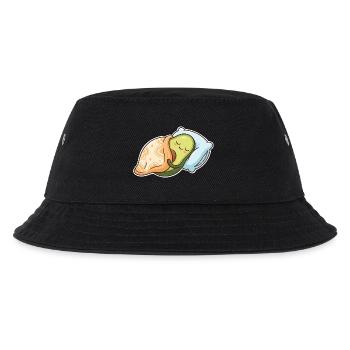 Avocado Schlafen - Kinder Bucket Hat - Schwarz - Vorne