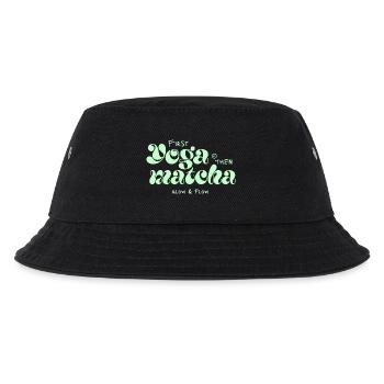 D’abord le yoga puis le matcha Typer Design - Bob Enfant - noir - Devant