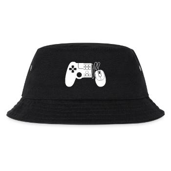 Gaming Controller - Kinder Bucket Hat - Schwarz - Vorne