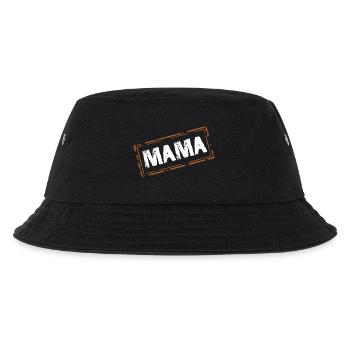 mama - Kinder Bucket Hat - Schwarz - Vorne