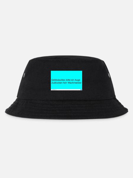 Wächterwitz: Auge Zudrücken - Kinder Bucket Hat - Schwarz
