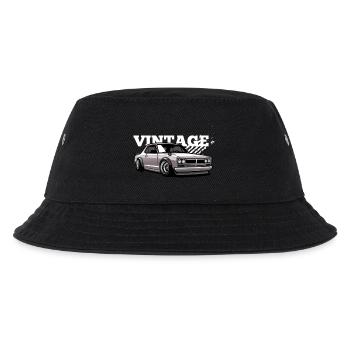 Vintage 70s Car Graphics - Kids’ Bucket Hat - black - Front