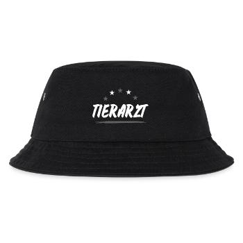 Tierarzt Beruf - Kinder Bucket Hat - Schwarz - Vorne