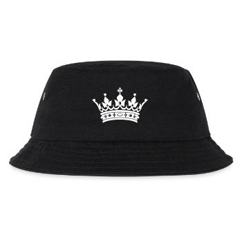 Krone - Kinder Bucket Hat - Schwarz - Vorne