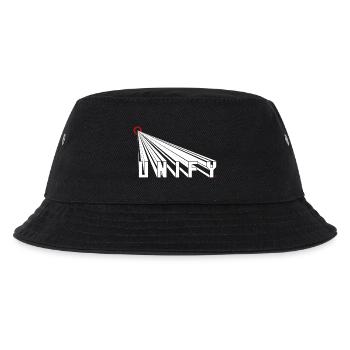 UNIFY People and Earth Japanese Sun Rising - Kids’ Bucket Hat - black - Front