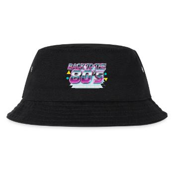 Back to the 80s Neon Retro - Kinder Bucket Hat - Schwarz - Vorne