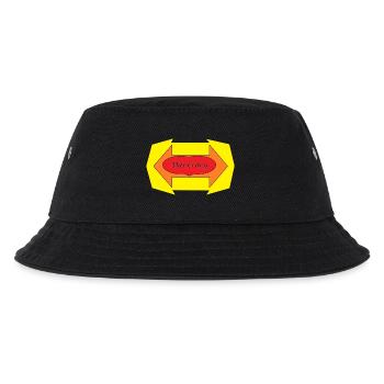 Das Crazy Comic-Arcade Design - Kinder Bucket Hat - Schwarz - Vorne