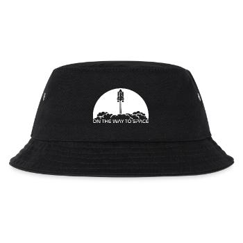 Start unter weißer Sonne - Kinder Bucket Hat - Schwarz - Vorne