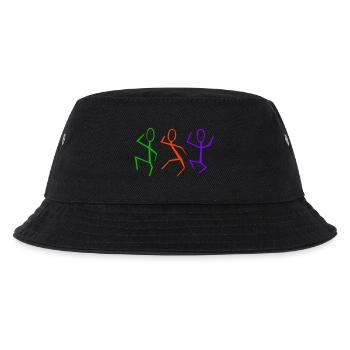 3 dancers - Kids’ Bucket Hat - black - Front