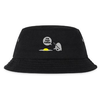 egg vader - Kinder Bucket Hat - Schwarz - Vorne