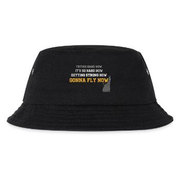 Gonna Fly Now - Rocky - Kinder Bucket Hat - Schwarz - Vorne