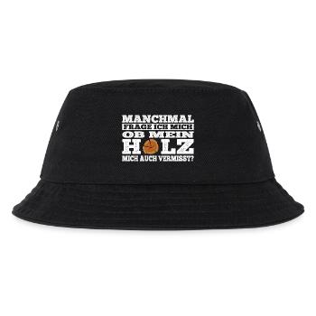 Wood - missing - Kids’ Bucket Hat - black - Front