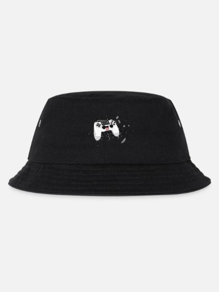 Crazy Controller - Kinder Bucket Hat - Schwarz