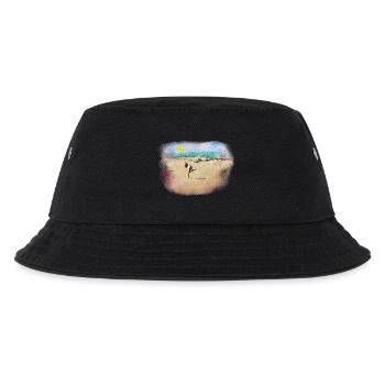 Tanz Sommer am Strand Sonne Geschenk - Kinder Bucket Hat - Schwarz - Vorne