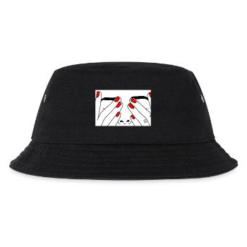 Visage ongle rouge - Bob Enfant - noir - Devant