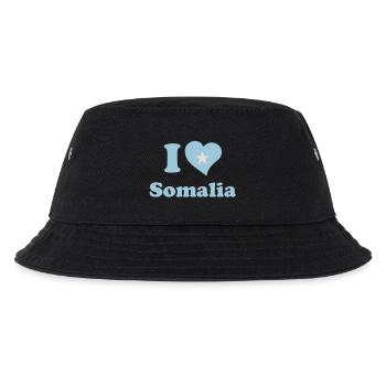 I love Somalia - Ich liebe Somalia - Kinder Bucket Hat - Schwarz - Vorne