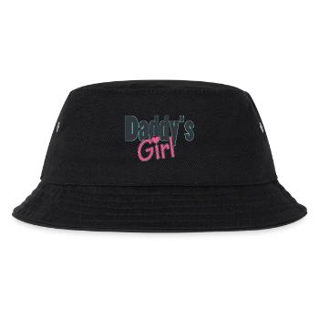 daddy's girl - Kinder Bucket Hat - Schwarz - Vorne