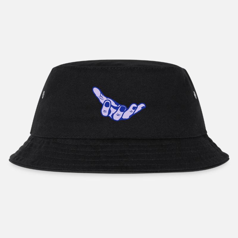 hand open hand open offene mano - Kids’ Bucket Hat - black