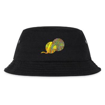 Schneider Handwerk Wolle - Kinder Bucket Hat - Schwarz - Vorne