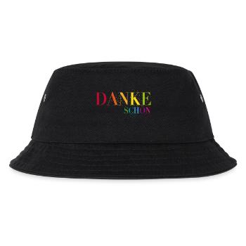 Ein Herzliches Dankeschön sagen - Kinder Bucket Hat - Schwarz - Vorne