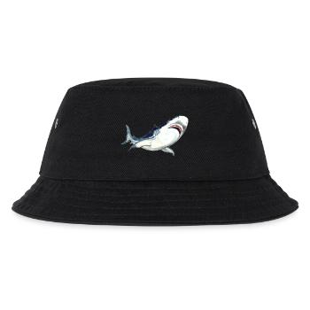 T-shirt Art du Grand Requin Blanc Aquarelle - Bob Enfant - noir - Devant