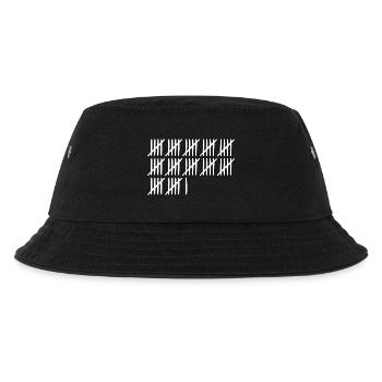 61 Geburtstag Strichliste - 61 Jahre alt - Kinder Bucket Hat - Schwarz - Vorne