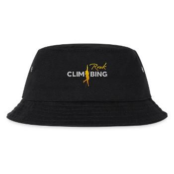 FELSKLETTERN - Kinder Bucket Hat - Schwarz - Vorne