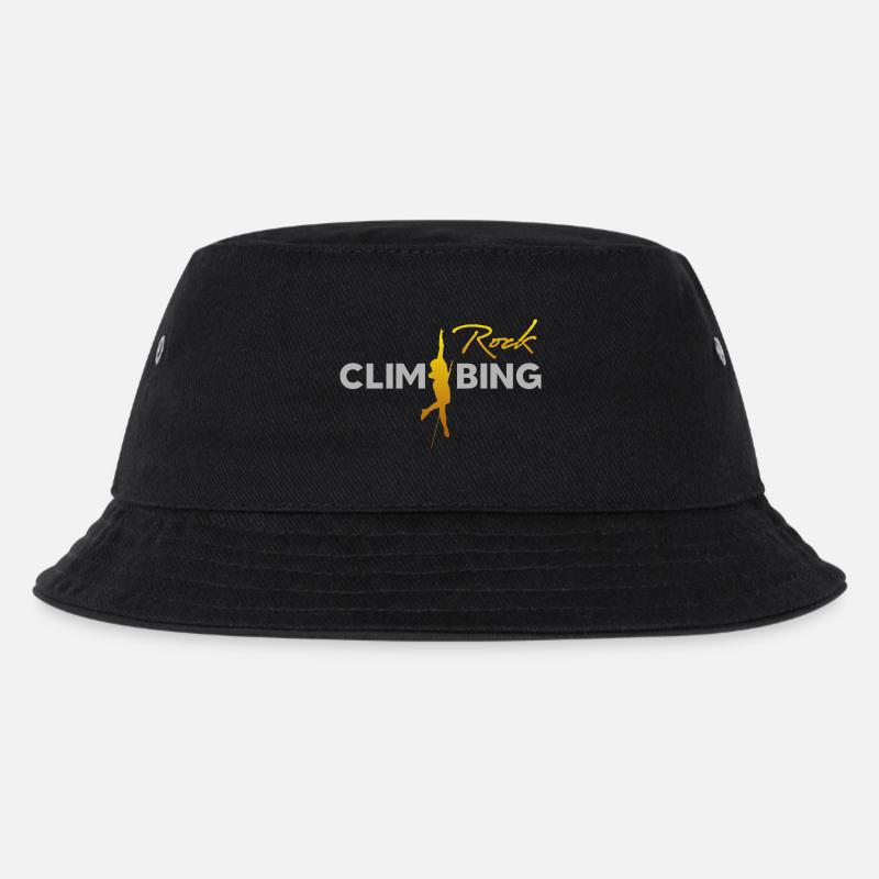 FELSKLETTERN - Kinder Bucket Hat - Schwarz