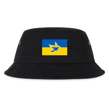Ukraine friedenstaube - Kinder Bucket Hat - Schwarz - Vorne