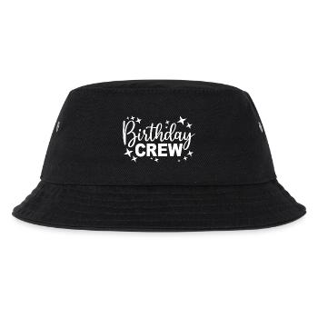 Birthday Crew Matching Group Birthday Party Outfit - Kids’ Bucket Hat - black - Front