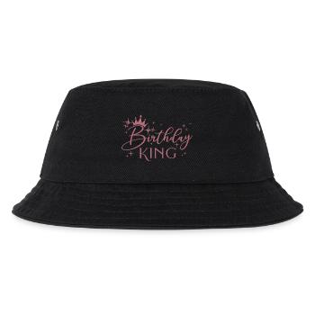 Birthday King - Cooles Geburtstagsparty-Geschenk für Männer - Kinder Bucket Hat - Schwarz - Vorne