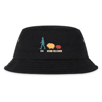 Ich Meine Follower Schaf Schafe - Kinder Bucket Hat - Schwarz - Vorne