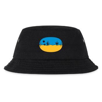 Skyline Frequenz Wüste Landschaft - Kinder Bucket Hat - Schwarz - Vorne