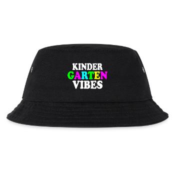 kindergarten vibes - Kinder Bucket Hat - Schwarz - Vorne