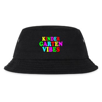 kindergarten vibes - Kinder Bucket Hat - Schwarz - Vorne