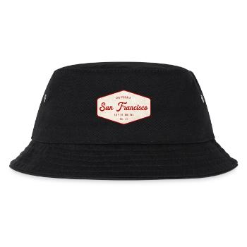 San Francisco Vintage Schild - Kinder Bucket Hat - Schwarz - Vorne