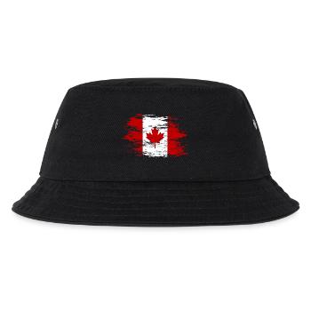 Canada flag used - Kids’ Bucket Hat - black - Front